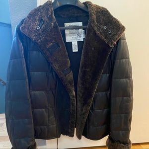 Women’s Leather Down Jacket | Eddie Bauer